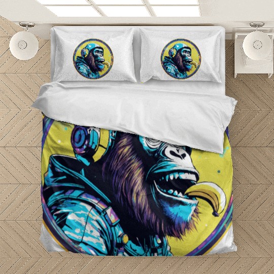 Cool Monkey Logo Bedding Sets