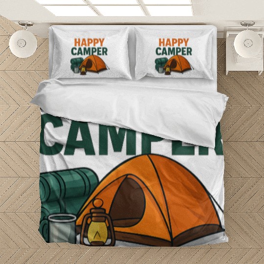 Happy Camper – Cozy Camping Vibes Bedding Sets
