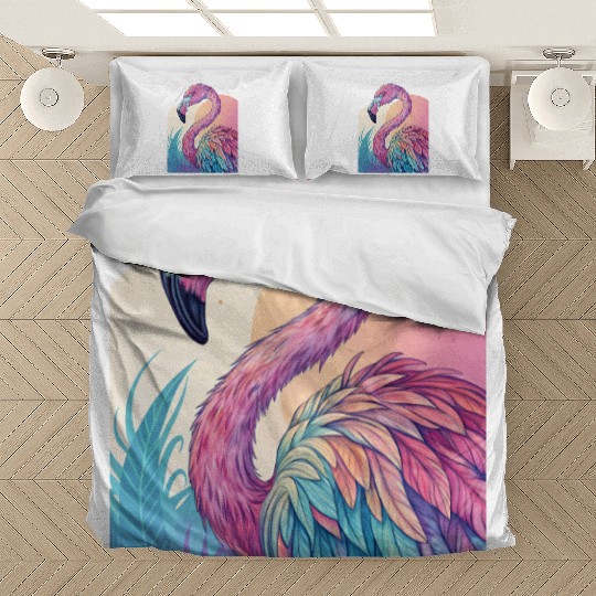 Psychedelic Flamingo Bedding Sets