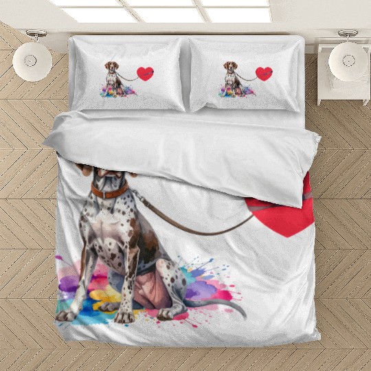 Pointer Tied To My Heart Bedding Sets