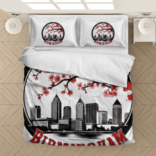 Birmingham City Albm skyline USA Bedding Sets