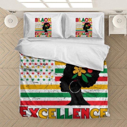 Black Pride Black Excellence Juneteenth Bedding Sets