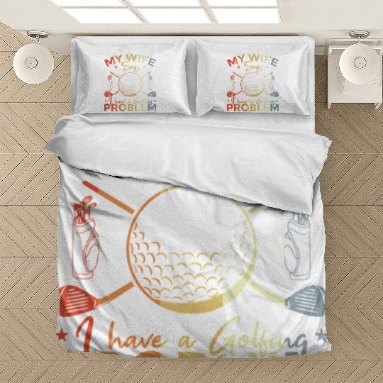 Funny Golf Quote Bedding Sets