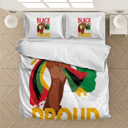 Juneteenth Black And Proud Bedding Sets