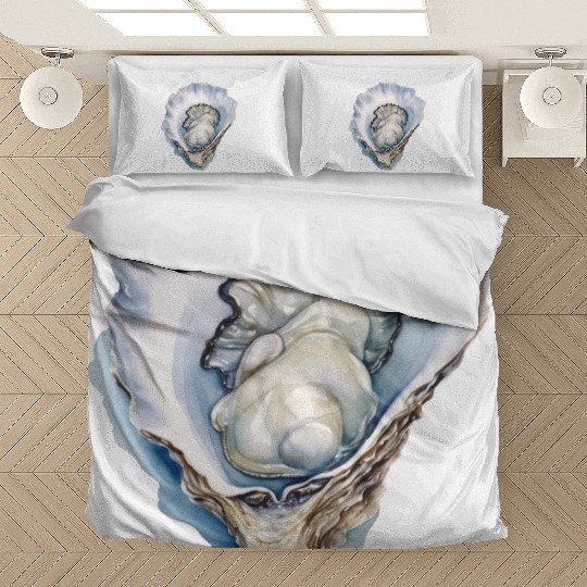 Watercolor Oyster Shell Bedding Sets