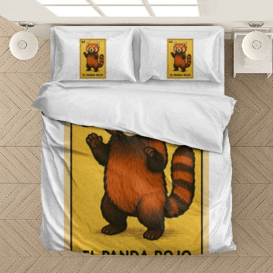EL PANDA ROJO - THE RED PANDA - LA LOTERÍA Bedding Sets