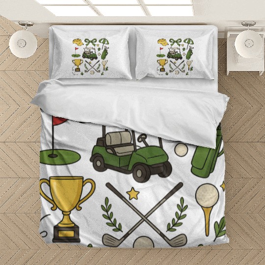 Preppy Golf Coquette Golf Bedding Sets