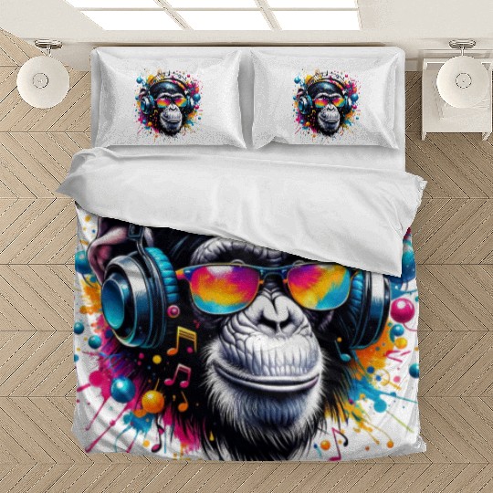 Monkey Beats Bedding Sets