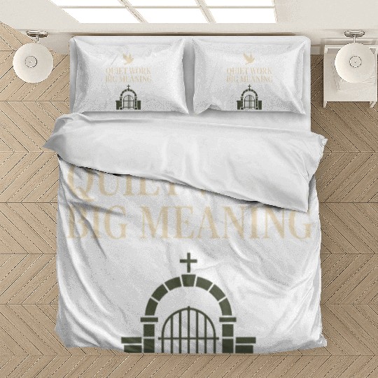 Cemetery Worker Groundskeeper Graveyard Memorial Bedding Sets