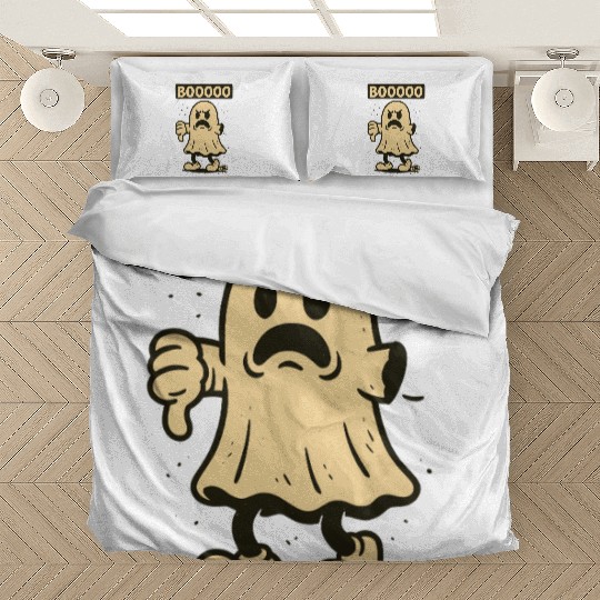 Angry Ghost – BOOOOO thumbs-down Bedding Sets