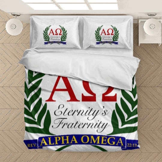 Alpha Omega, Eternity's Fraternity Bedding Sets