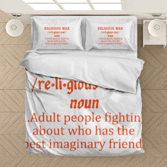 Religious war definition adult people fighting Bedding Sets
