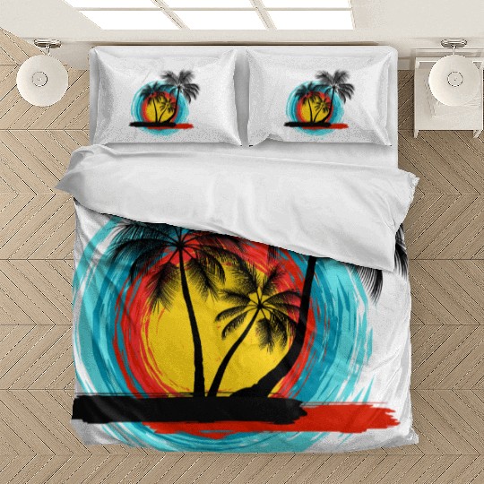 Hello summer paradise on women's premium Bedding Sets