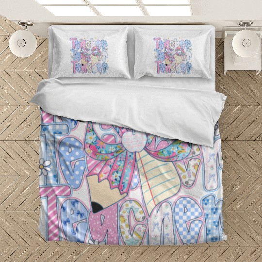 Preppy Teacher Coquette Bedding Sets