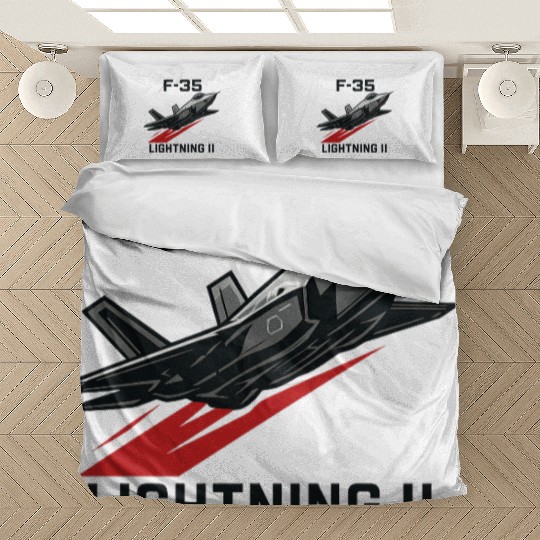 F-35 Lightning II Stealth Fighter Jet Art Bedding Sets