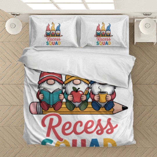 Recess Squad Teacher Para Playground Student Bedding Sets