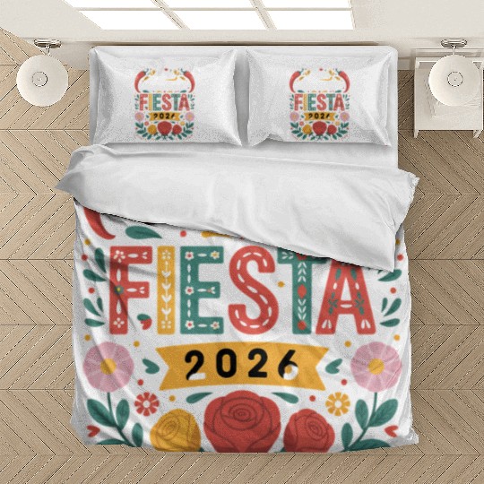 San Antonio 2026 Fiesta Cinco De Mayo Texas Bedding Sets