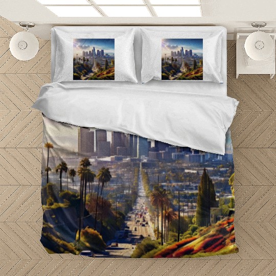 los angeles city. Bedding Sets