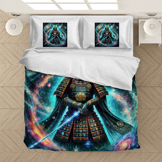 Celestial Samurai Warrior Galaxy Sword Art Bedding Sets