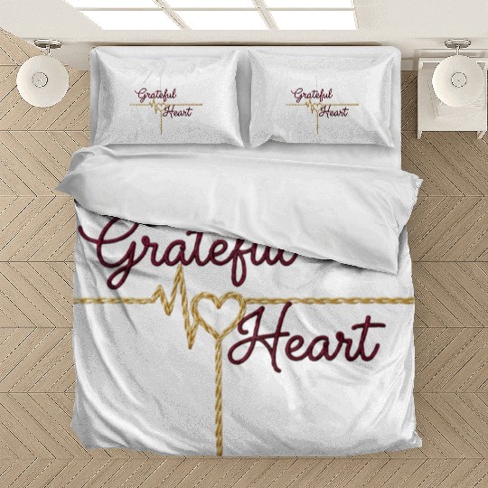 Grateful Heart Beat Bedding Sets