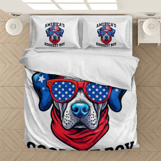 America’s Goodest Boy Dog Bedding Sets