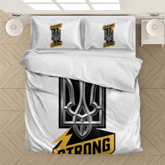 Ukraine Strong Trident Power Ukrainian Support Sym Bedding Sets