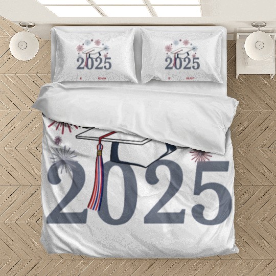 Class of 2025 – Red White & Ready Bedding Sets