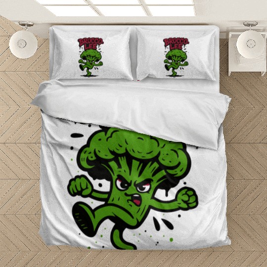 Brocco Lee – Funny Broccoli Karate Bedding Sets