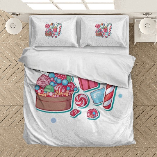Funny Candy Lover Math Teacher Lollipops Candy Bedding Sets