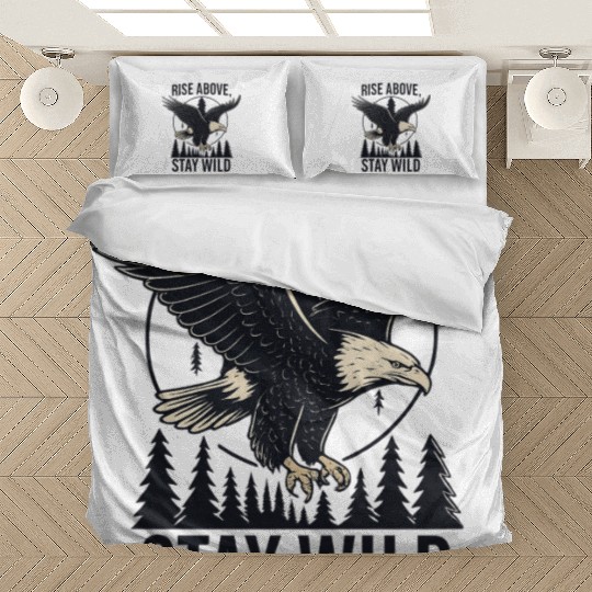 Soar Fierce, Live Free – Bald Eagle Wilderness Des Bedding Sets