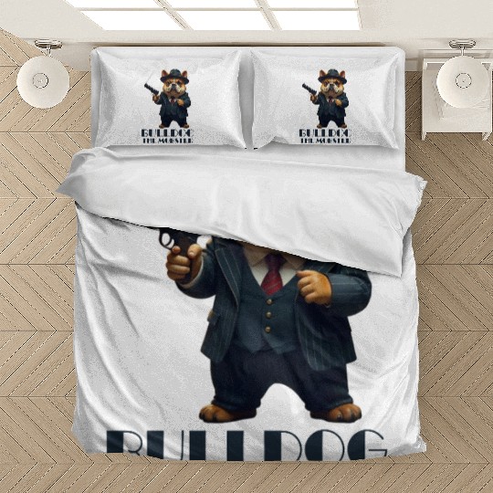 Bulldog the Mobster Bedding Sets