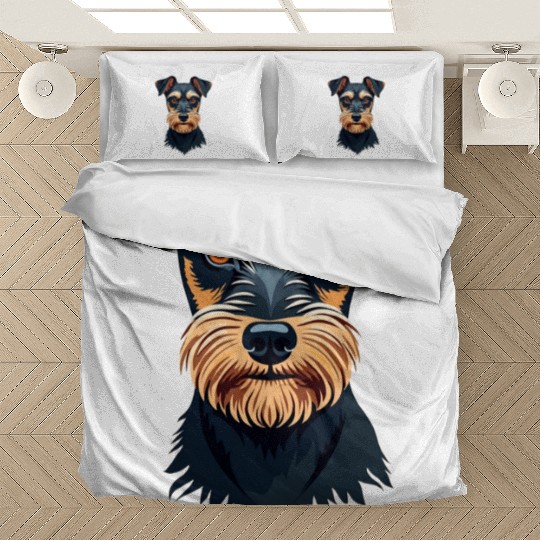 “Miniature Schnauzer” – Bold & Beautiful Dogs Bedding Sets