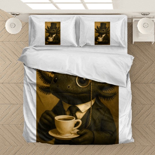 Sophisticated Axolotl Brew Bedding Sets
