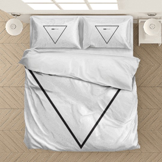 Blank Says It All - Triangle Bedding Sets