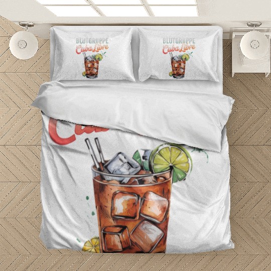 Blutgruppe Cuba Libre Cocktail Bartender Bedding Sets