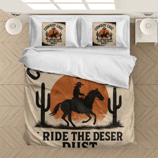 Cowboy Chic Desert Ride Design Bedding Sets