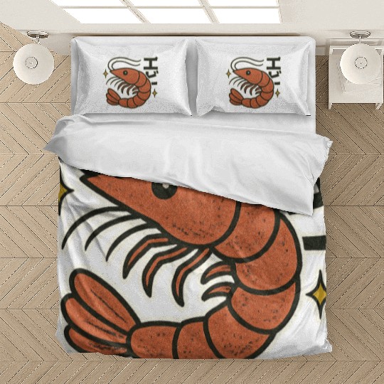 Kawaii Shrimp Japanese Bedding Sets