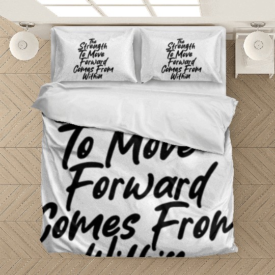 Inner Strength Self Growth Positive Mindset Quote Bedding Sets