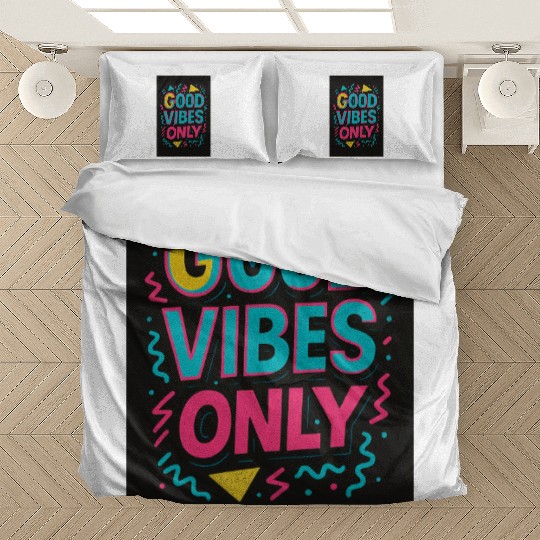 Positive Energy – Retro 90s Neon Bedding Sets