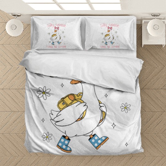 Silly Goose Back to School Funny Bedding Sets