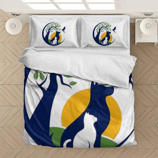 Serene Wilderness Canine and Feline Scene Bedding Sets