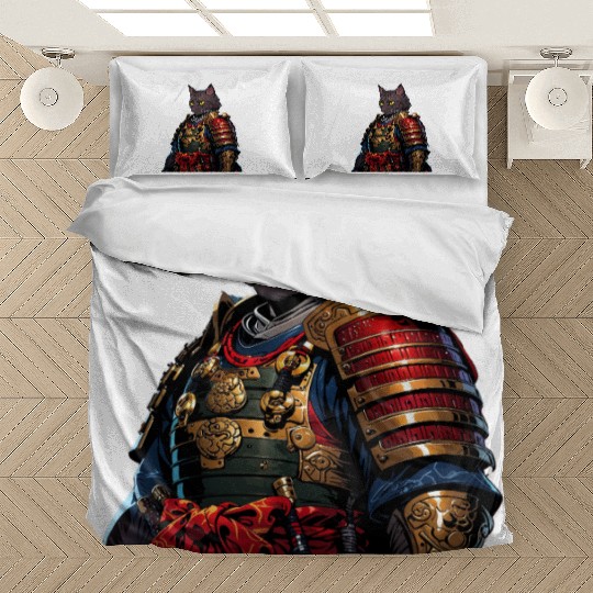 Warrior Cat in Armor Artwork Bedding Sets