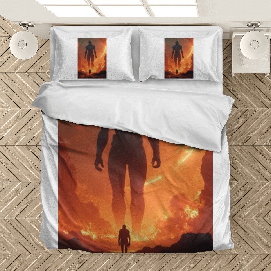 Giant Alien Overwatch Scene Bedding Sets