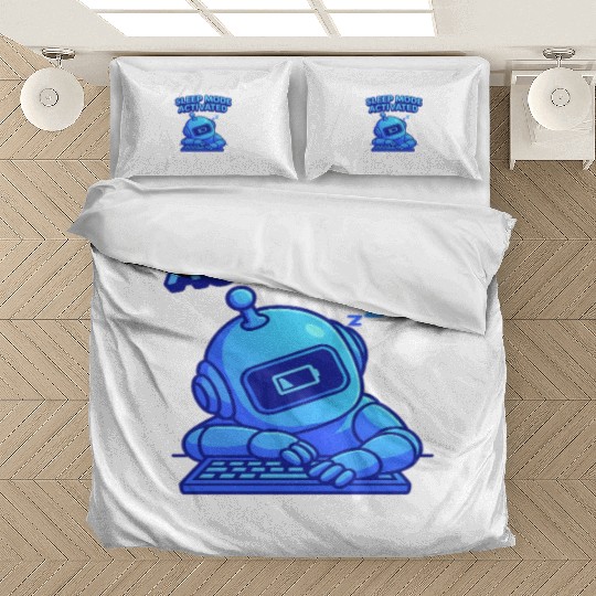 Sleep Mode Activated Robot Bedding Sets