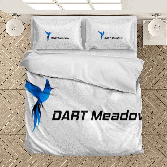 DM Blue Hummingbird Logo Dark Bedding Sets