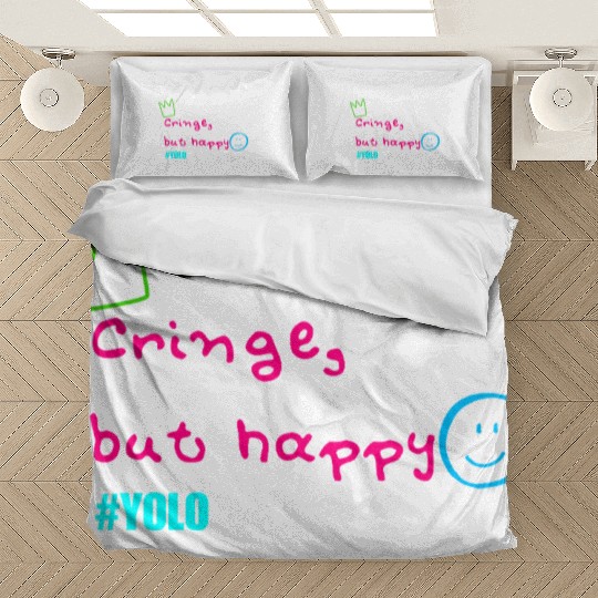 Cringe but happy Bedding Sets
