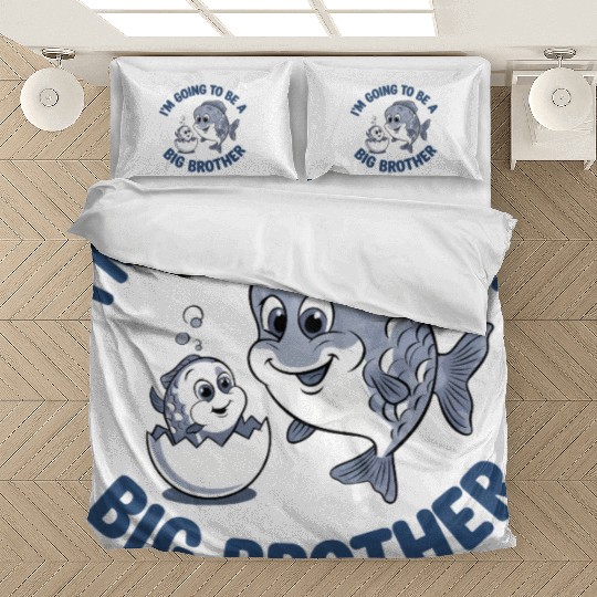 Cute Fish Big Brother Reveal Bedding Sets