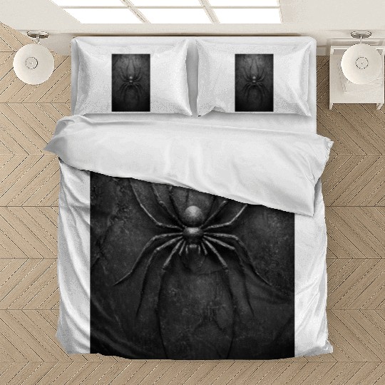Black Widow Style Spider Art Bedding Sets