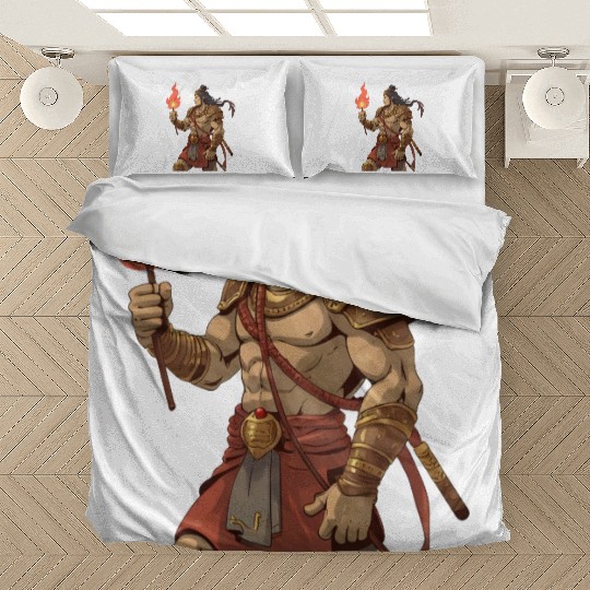 Heroic Warrior with Torch Bedding Sets