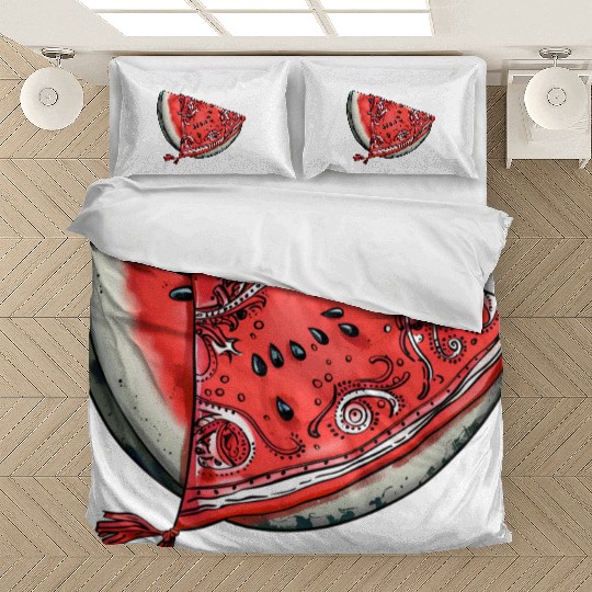 Streetwear Watermelon Slice - Fresh Summer Fruit Bedding Sets